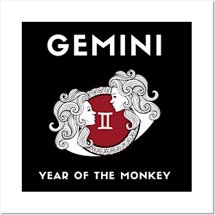 GEMINI / Year of the MONKEY Posters and Art